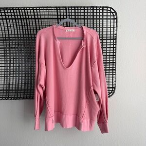 Free people We The Free Buttercup Thermal Strawberry Cream